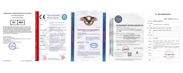 Short Wrist Brace Certificate